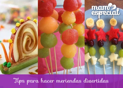 Tips para hacer meriendas divertidas